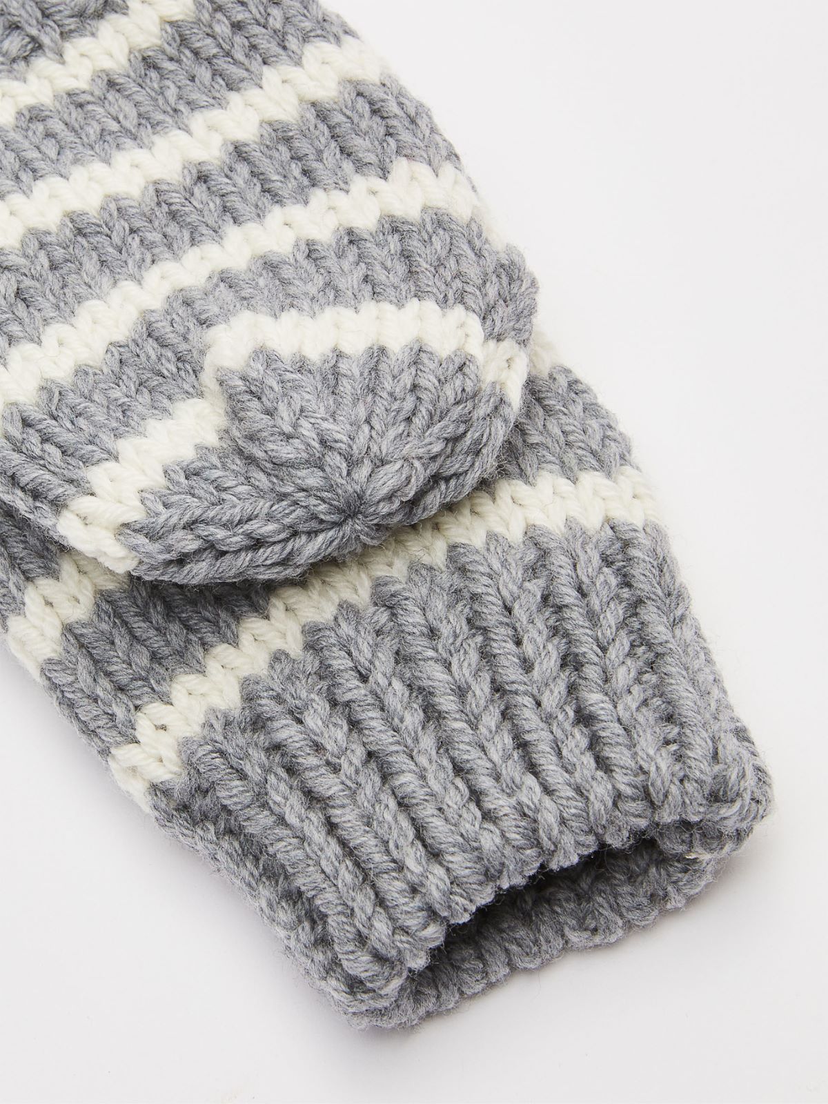 String mittens - MEDIUM GREY - Max Mara - 2