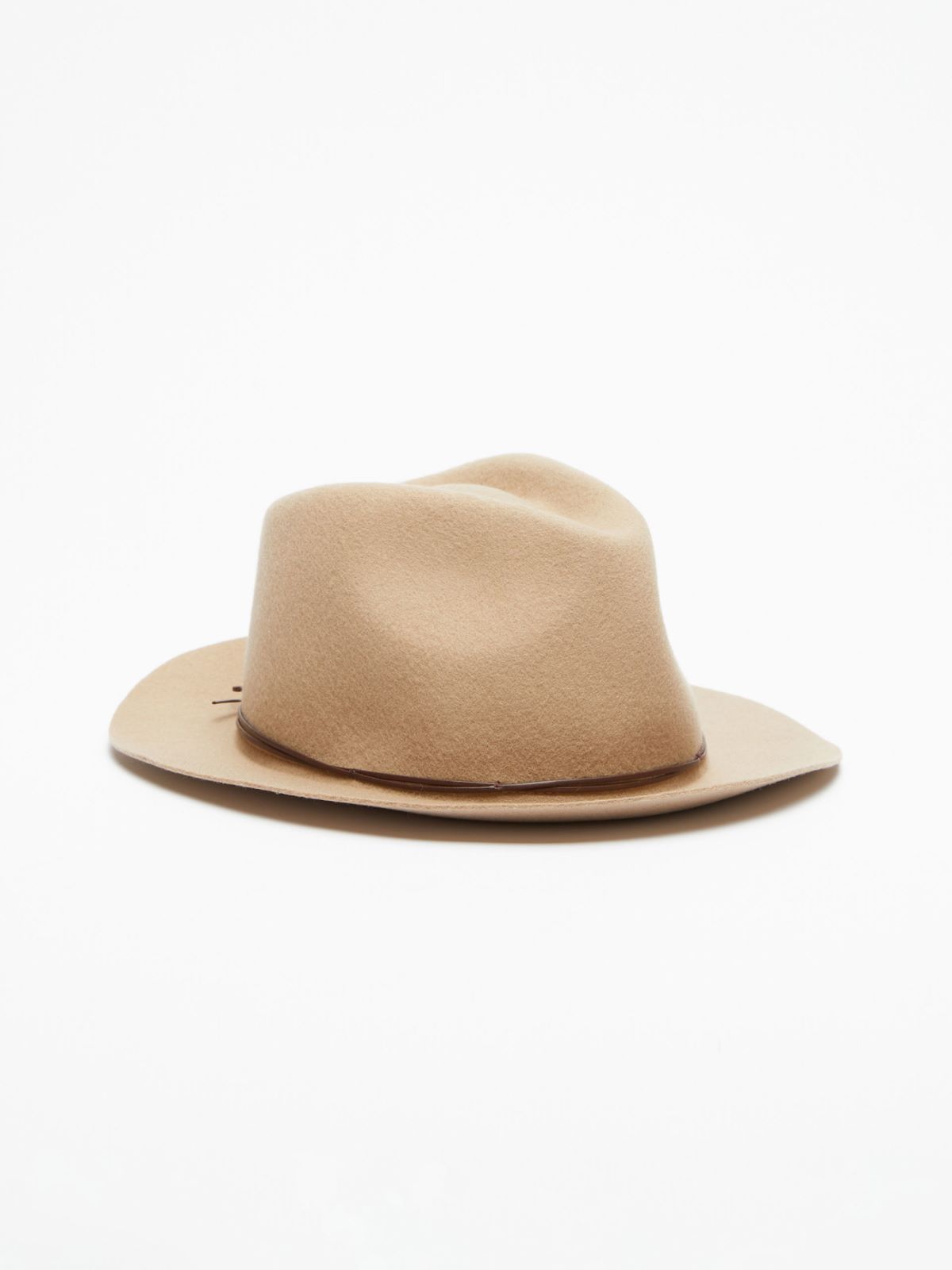 <p>Wool felt hat</p> - BEIGE - Max Mara