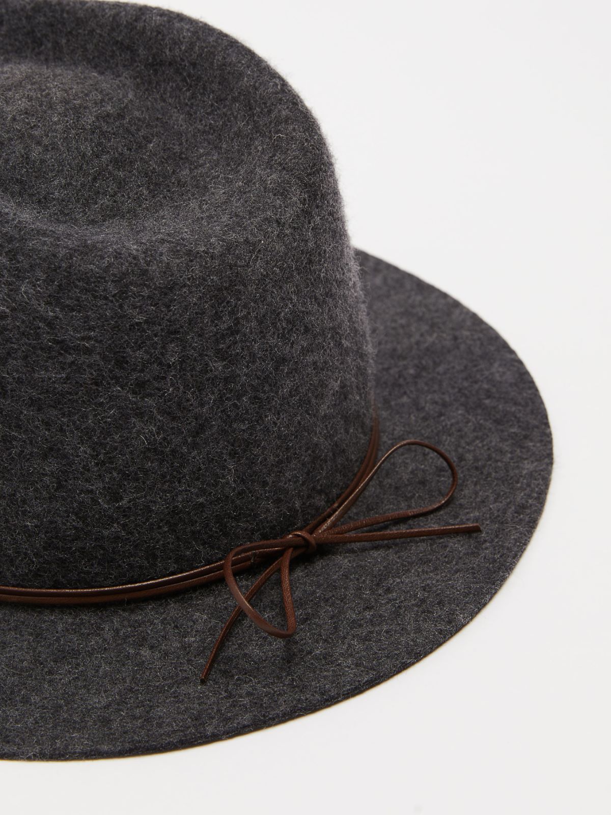 <p>Wool felt hat</p> - DARK GREY - Max Mara - 2