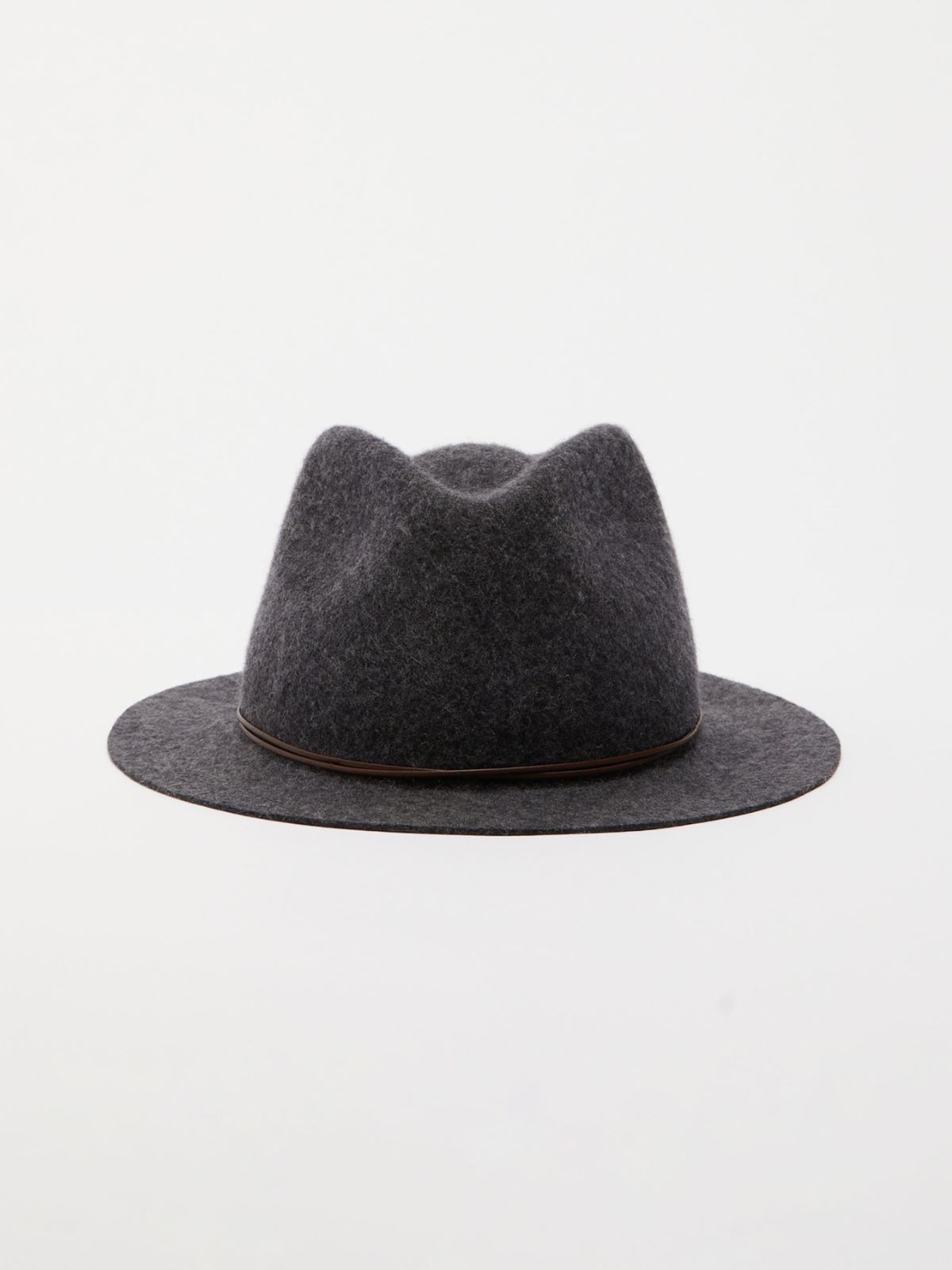 <p>Wool felt hat</p> - DARK GREY - Max Mara