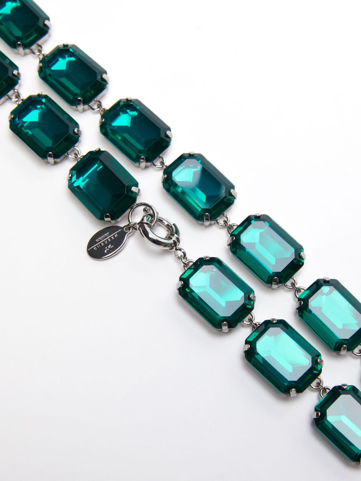 Rhinestone necklace - GREEN - Max Mara - 2