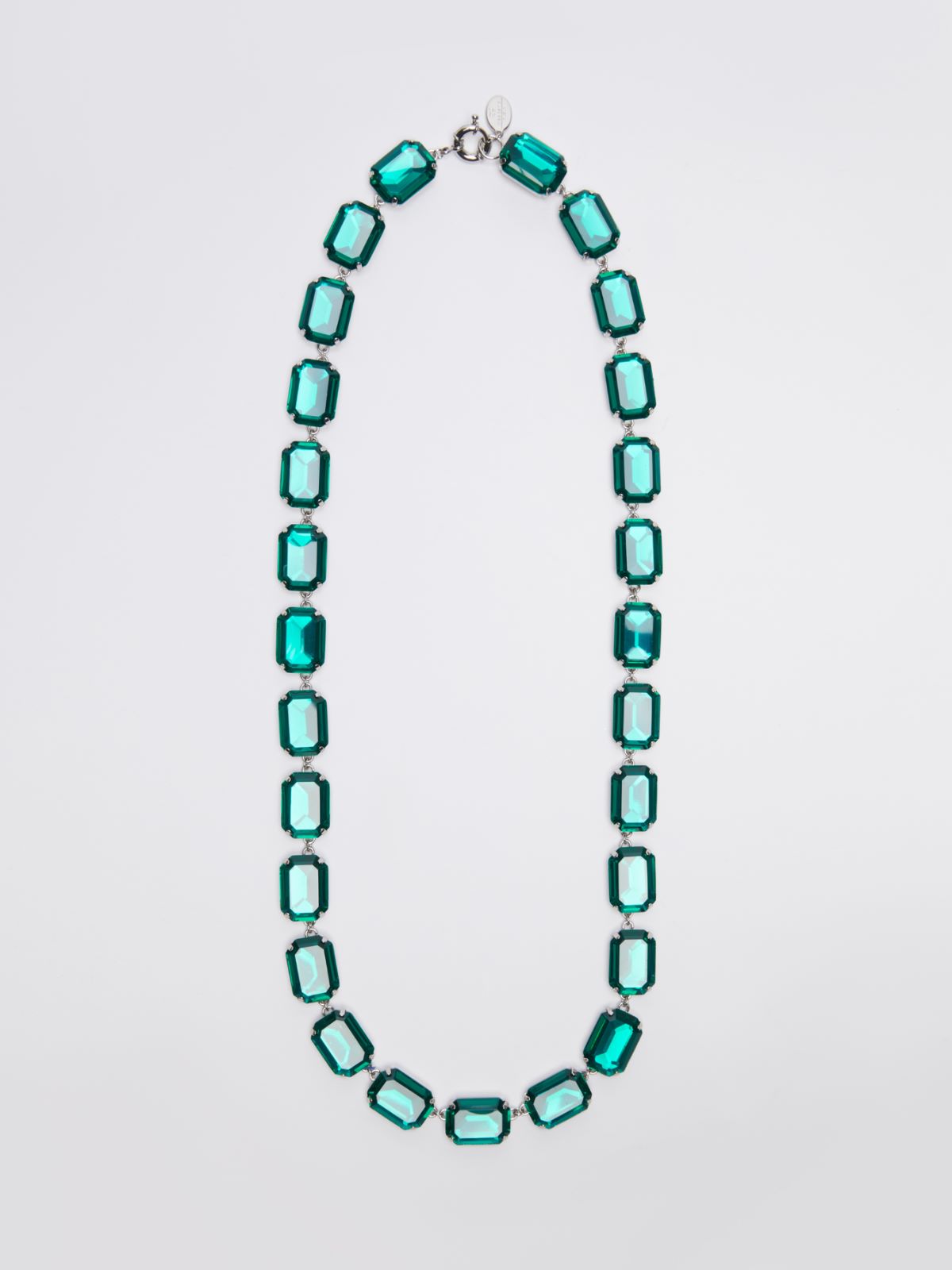 Rhinestone necklace - GREEN - Max Mara