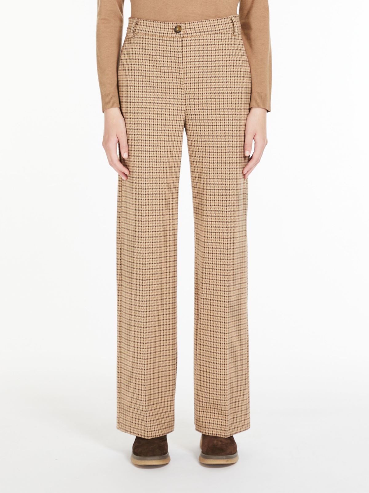 Jacquard jersey trousers - CAMEL - Max Mara - 2