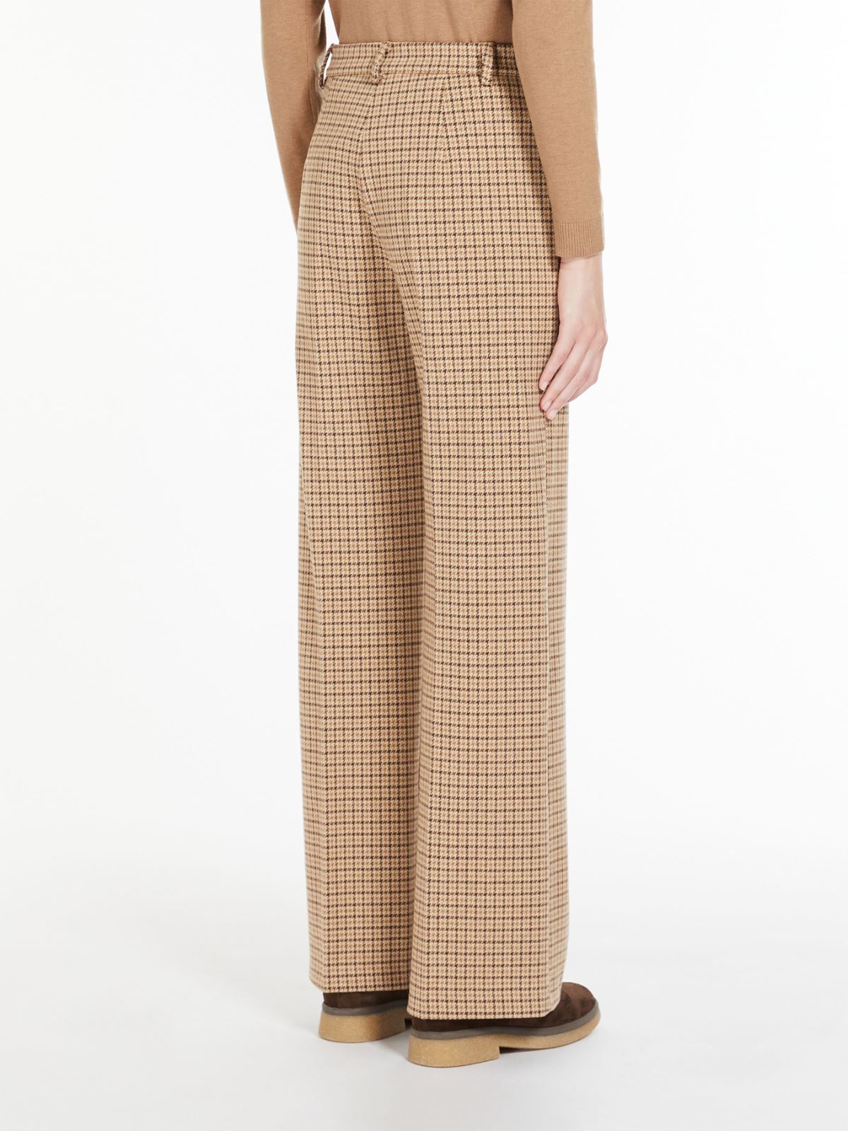 Jacquard jersey trousers - CAMEL - Max Mara - 3