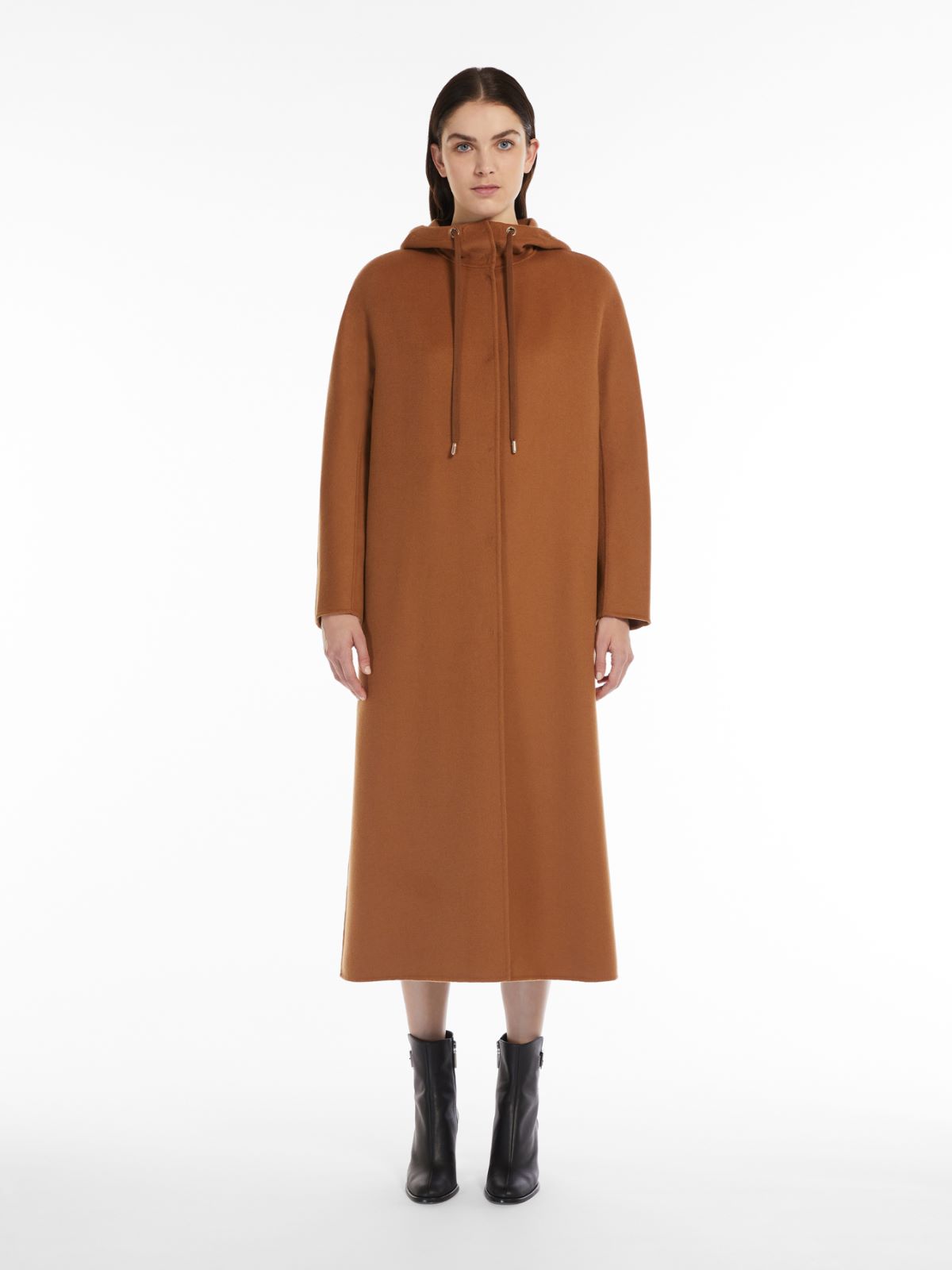 Wool, cashmere and silk coat - CARAMEL - Max Mara - 2