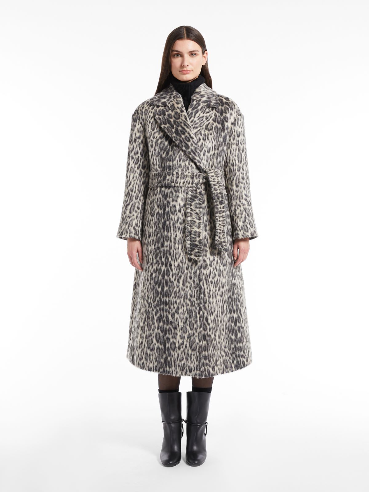 Cappotto in lana e alpaca - NERO - Max Mara - 2