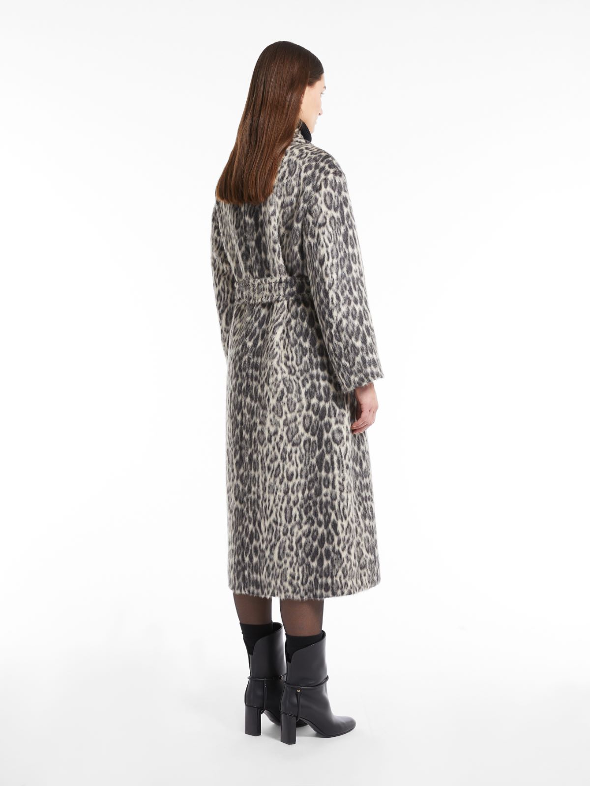 Cappotto in lana e alpaca - NERO - Max Mara - 3