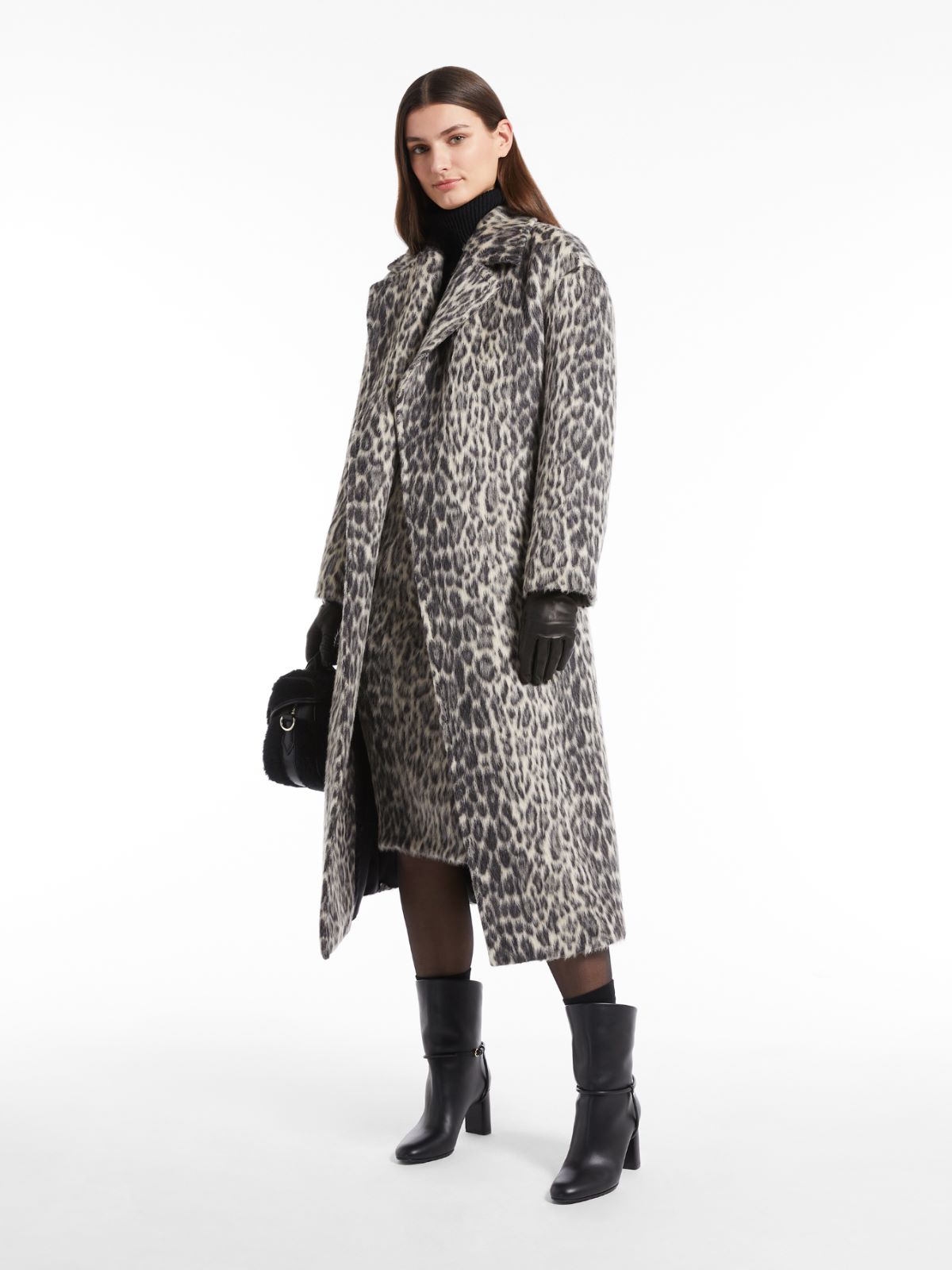 Cappotto in lana e alpaca - NERO - Max Mara