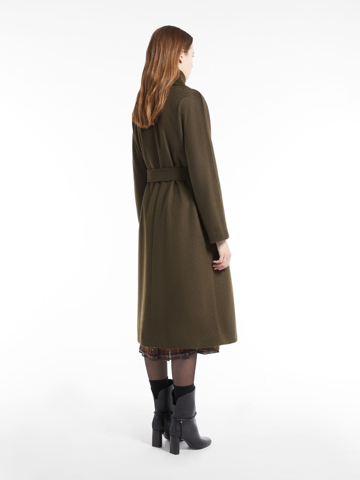 Cashmere, wool and alpaca coat - KAKI - Max Mara - 3