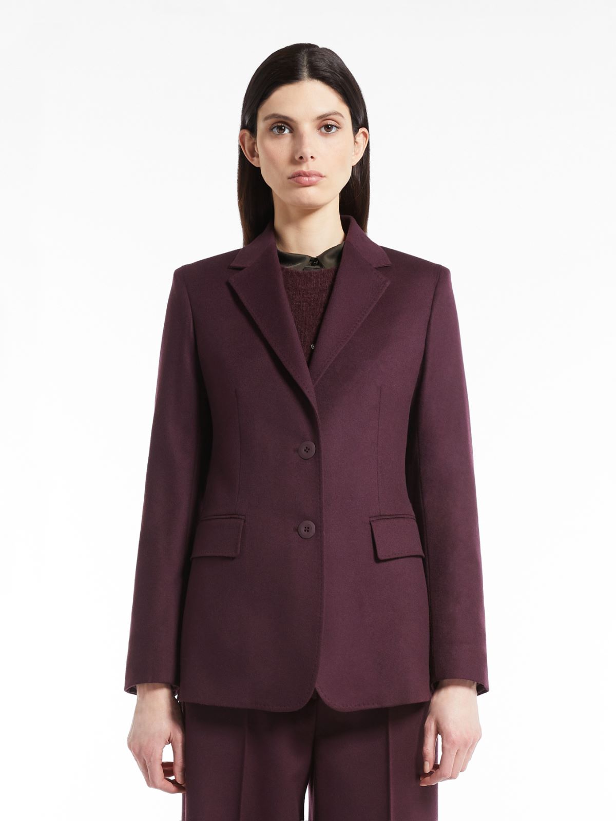 Wool blazer - AUBERGINE - Max Mara - 2