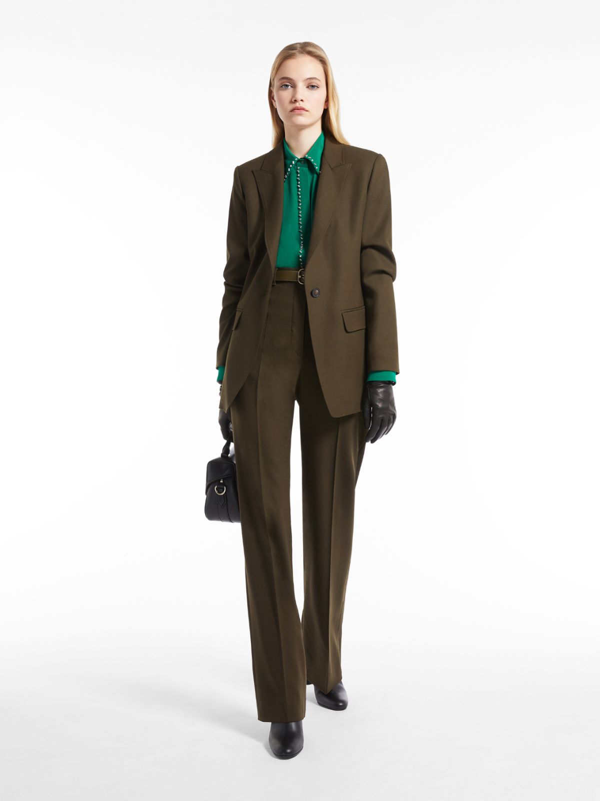 Wool blazer - KHAKI - Max Mara