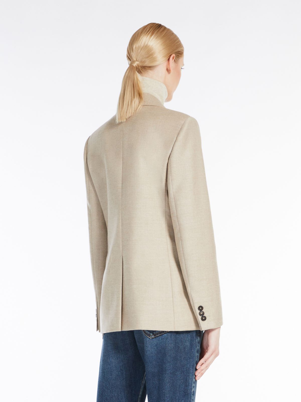 ウール フランネル ジャケット - アルビノ - Max Mara - 3