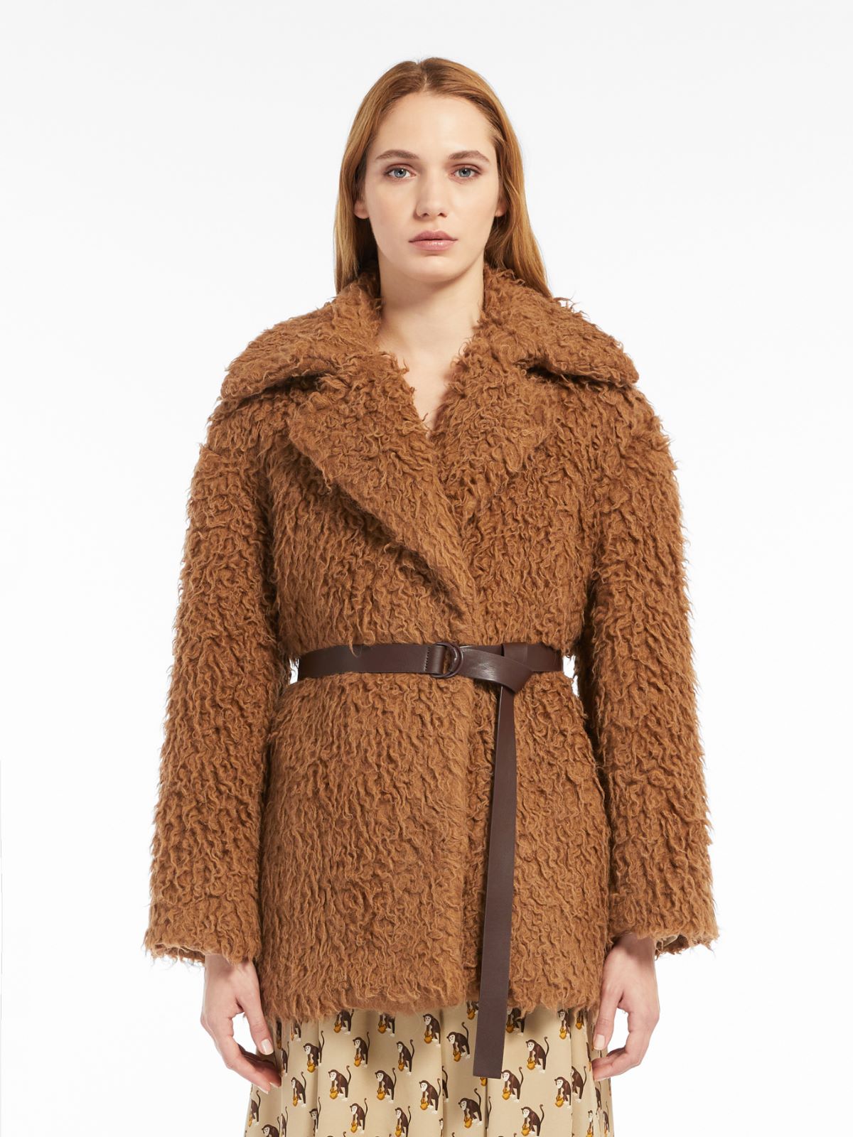 Alpaca jacket - KARAMELL - Max Mara - 4