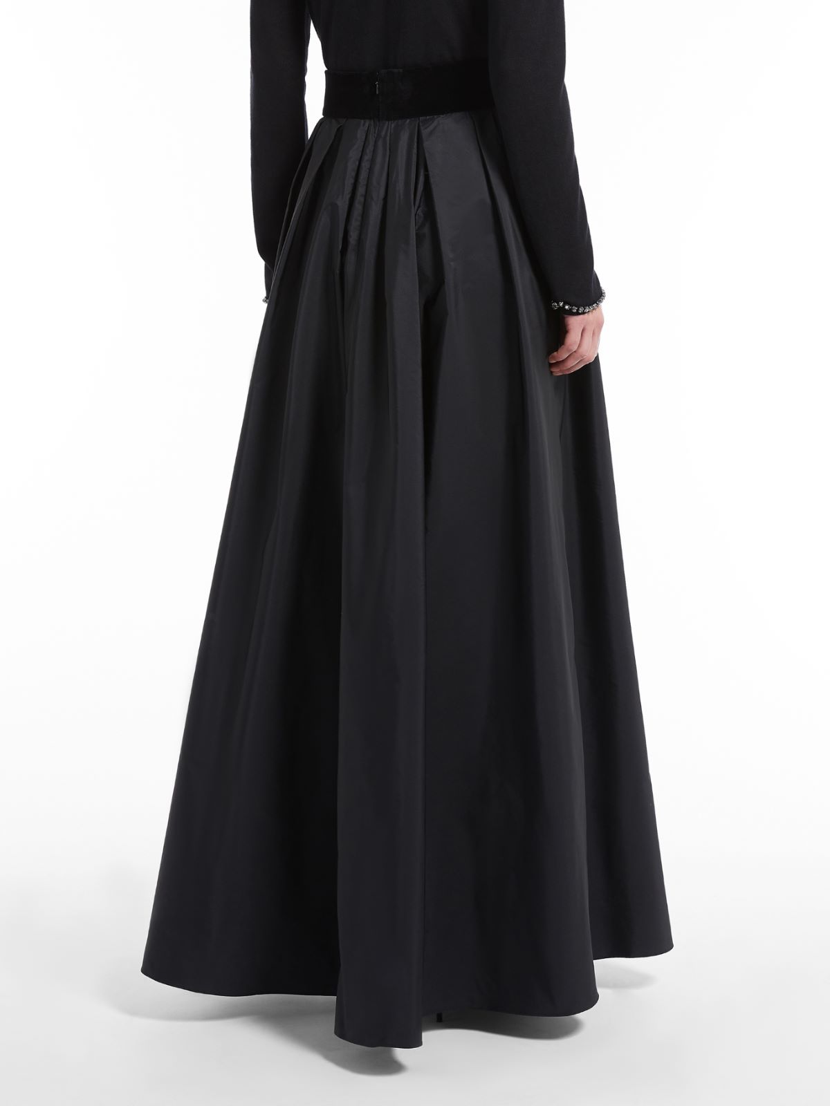 Taffeta skirt - BLACK - Max Mara - 3