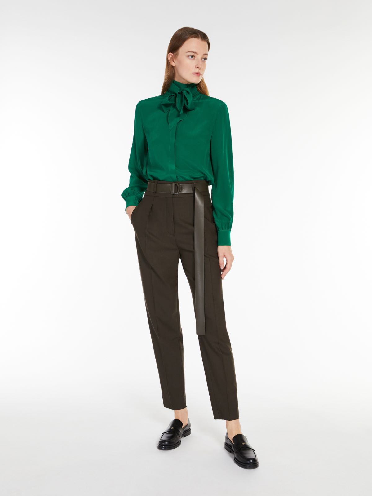 Silk crepe de chine shirt - GRUEN - Max Mara