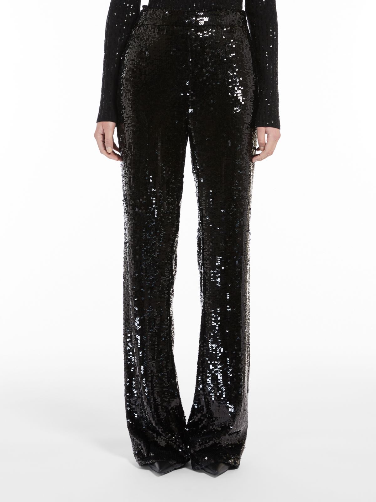 Georgette trousers - BLACK - Max Mara - 2
