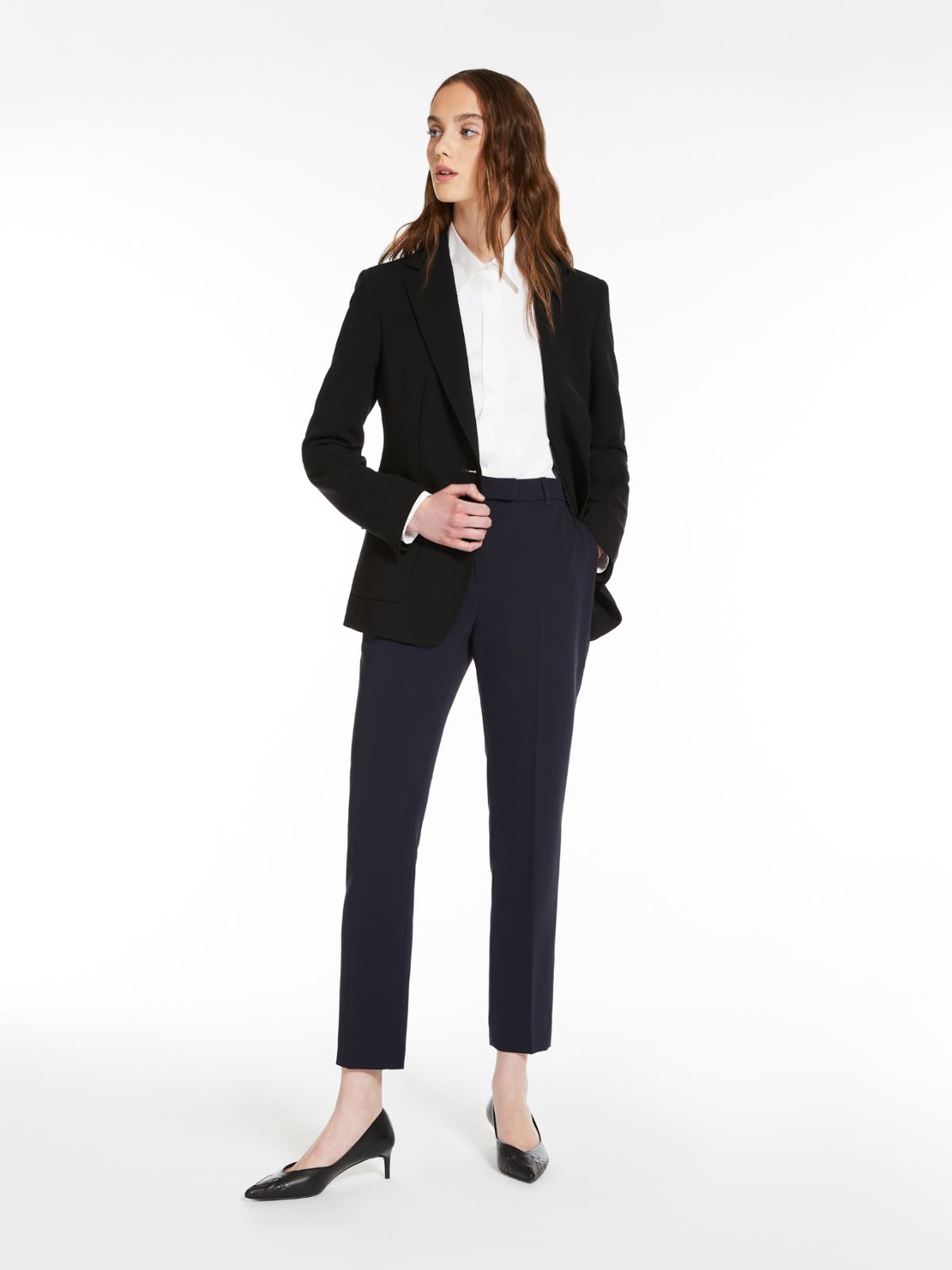 Cady trousers - NAVY - Max Mara