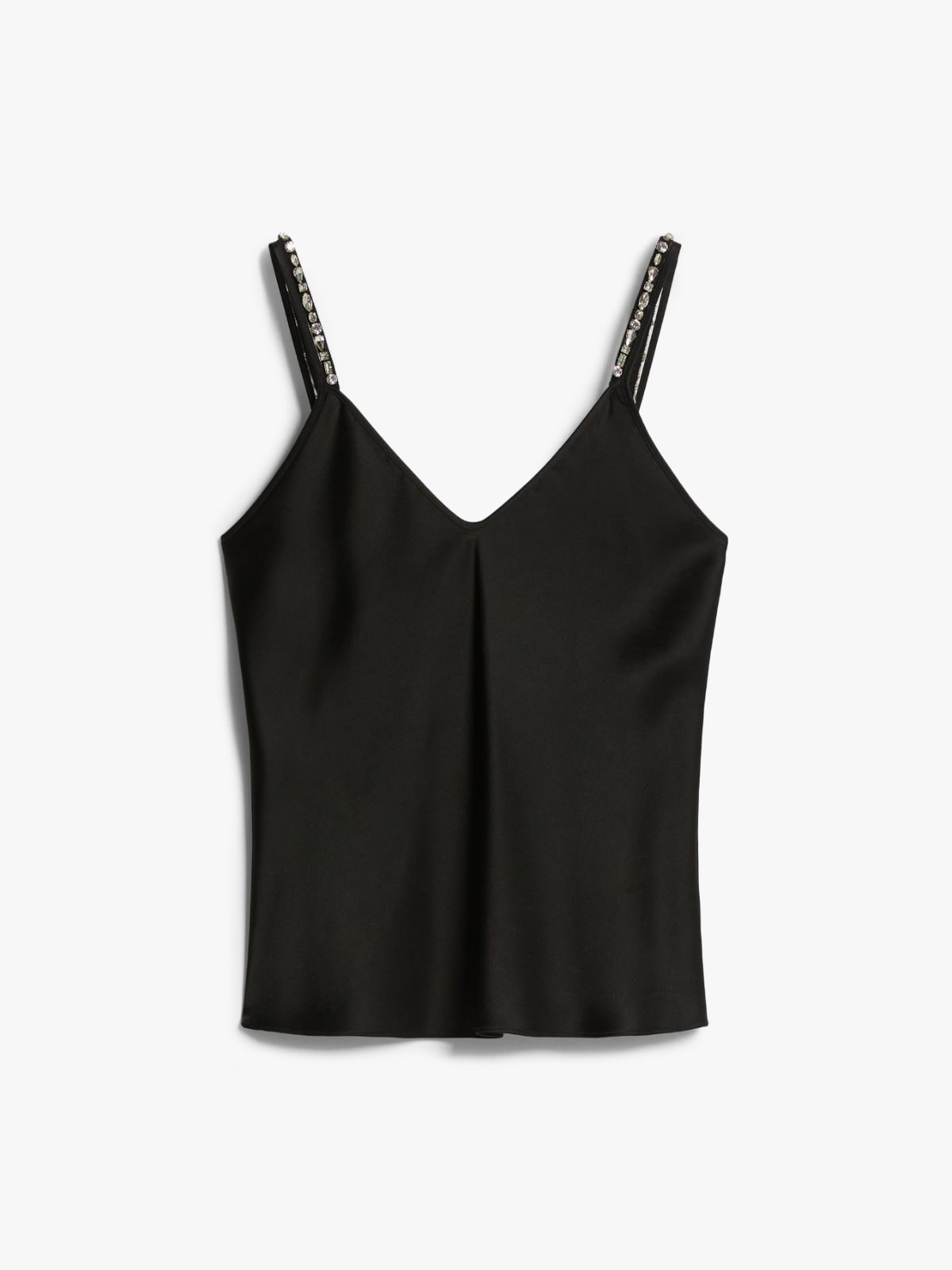Envers satin top - BLACK - Max Mara
