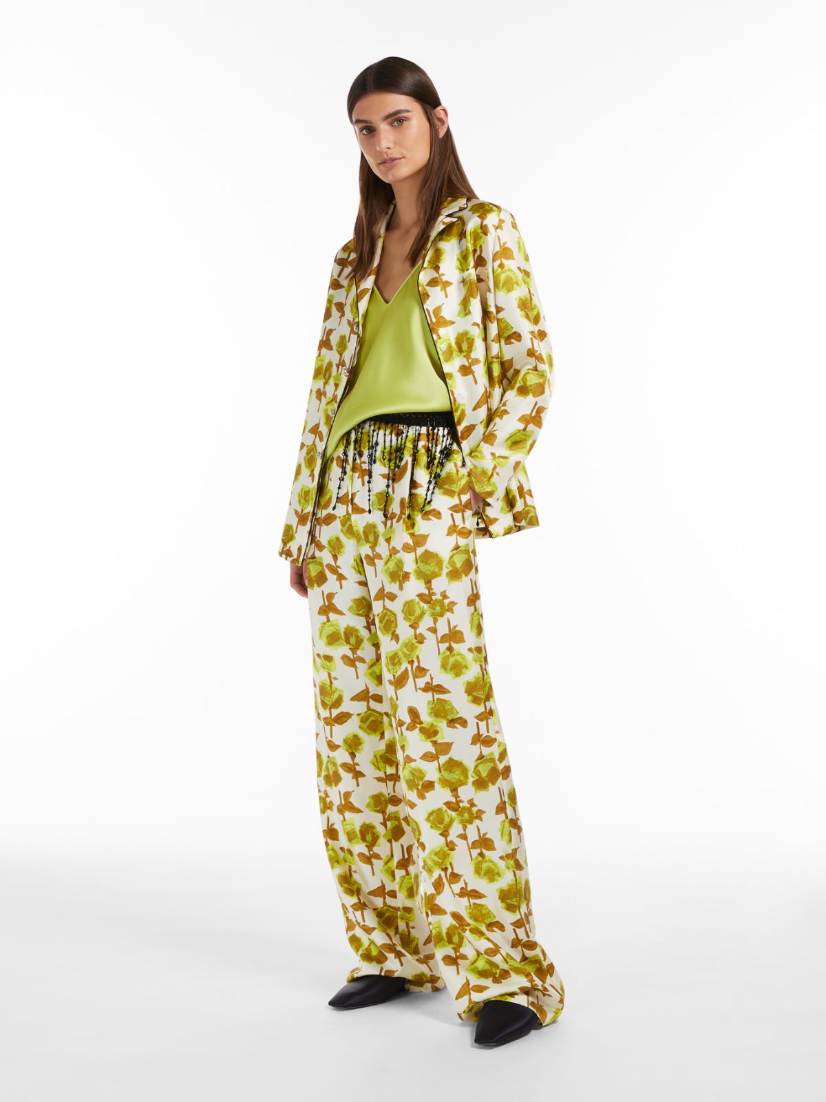 Envers satin top - LIME - Max Mara
