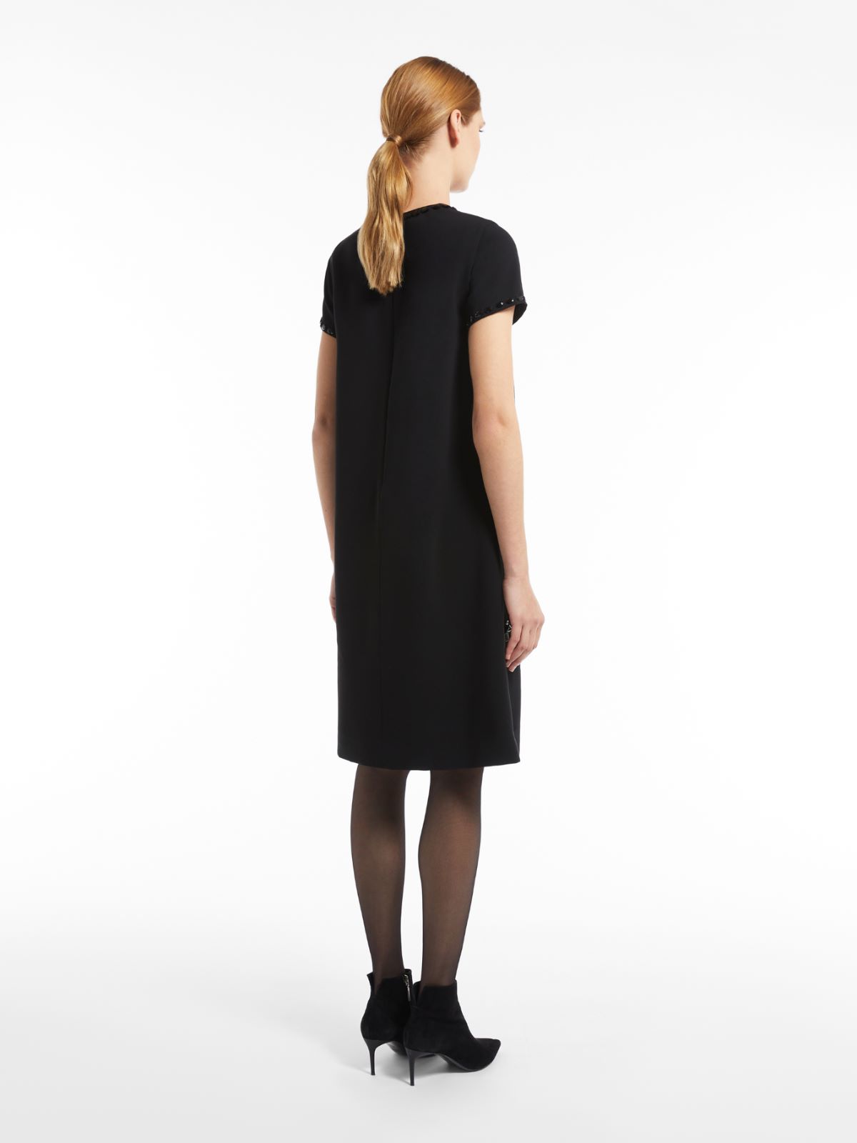 Embroidered tunic dress - BLACK - Max Mara - 3