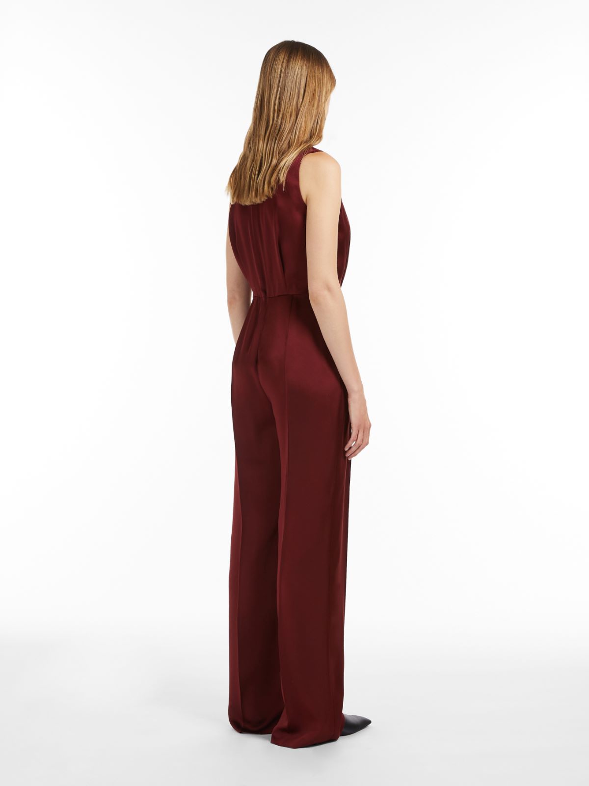 Envers satin jumpsuit - BORDEAUX - Max Mara - 3