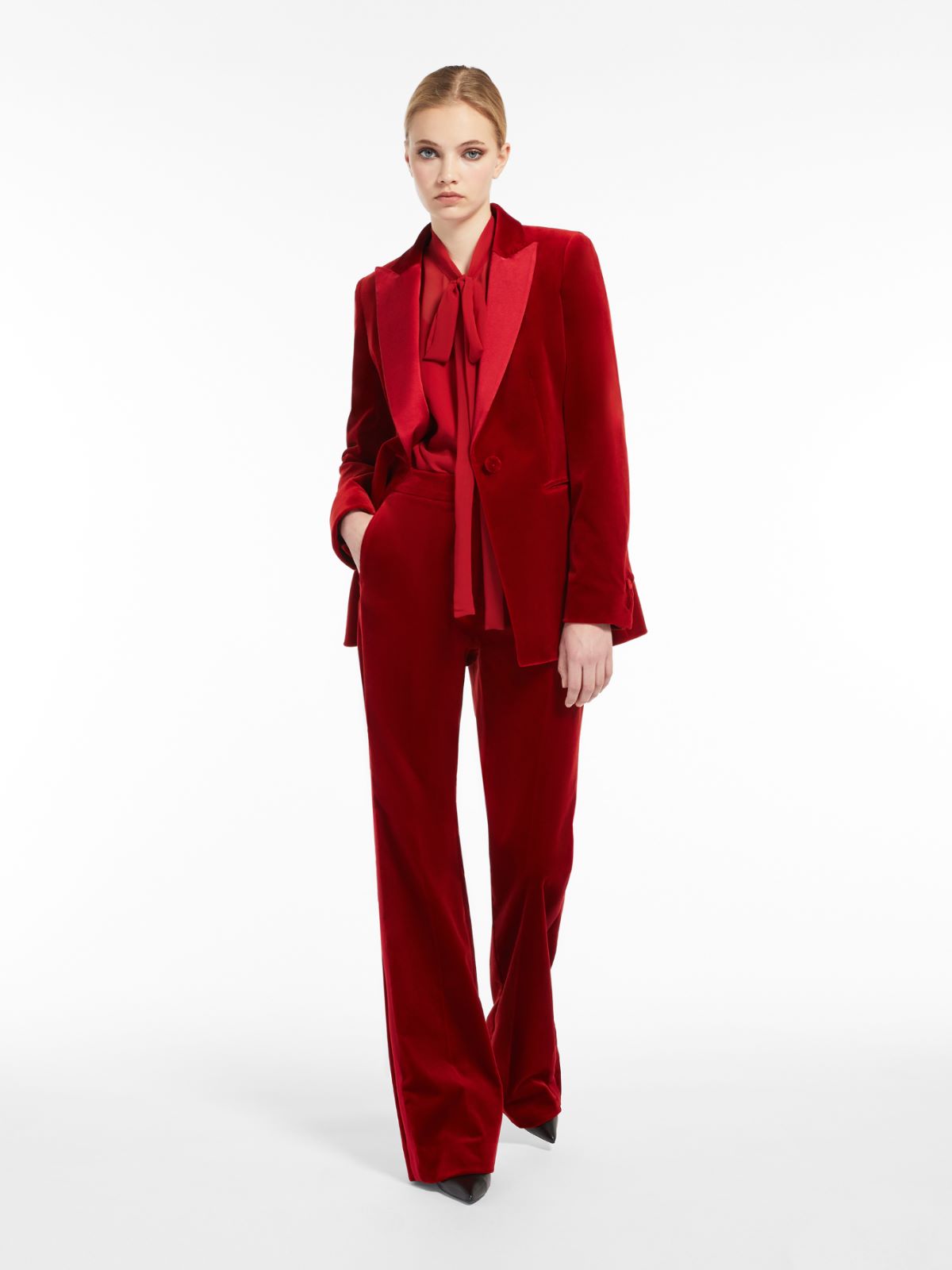 Chemisier en georgette - ROUGE - Max Mara