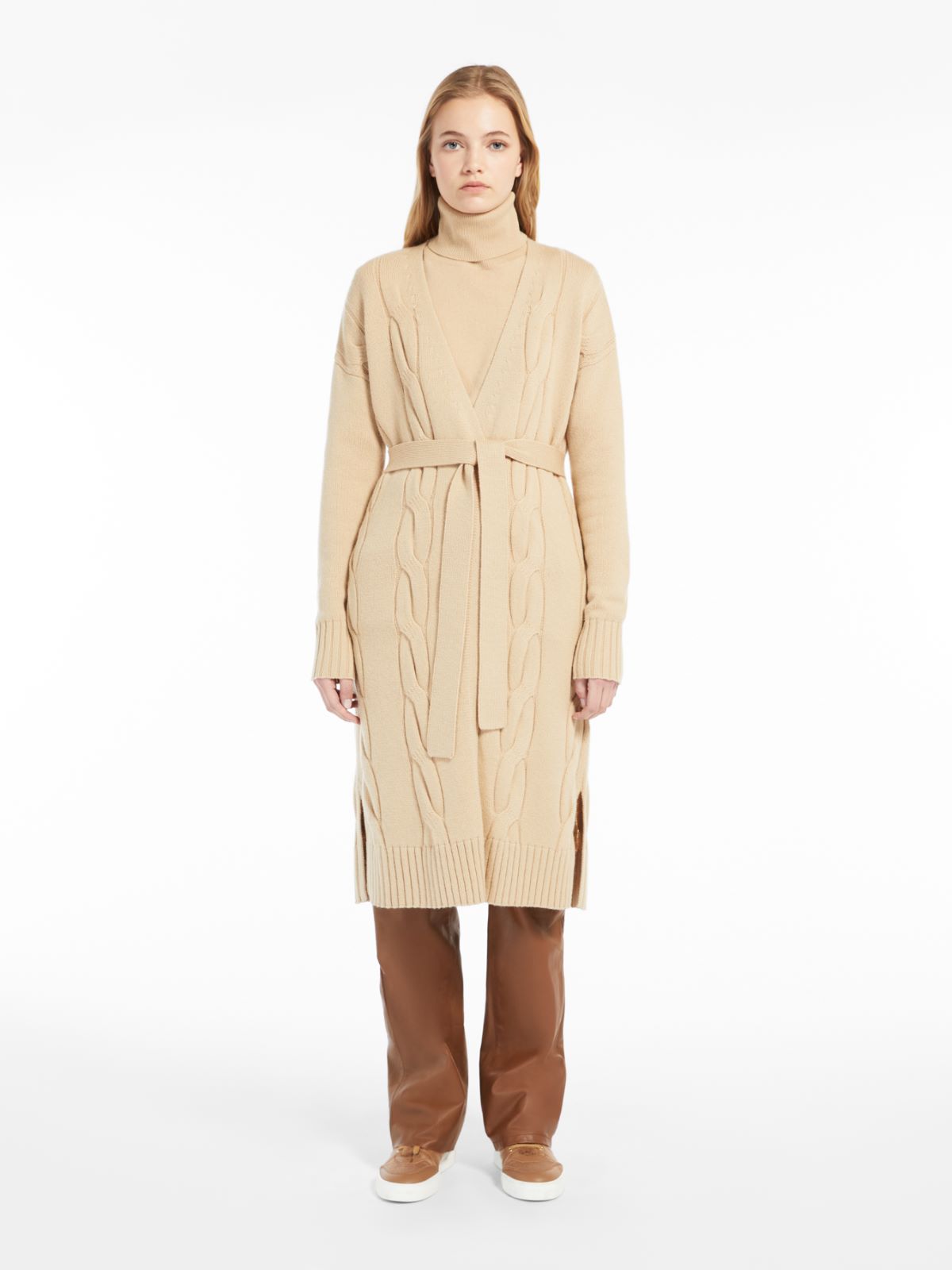 Wool and cashmere yarn coatigan - ALBINO - Max Mara - 2