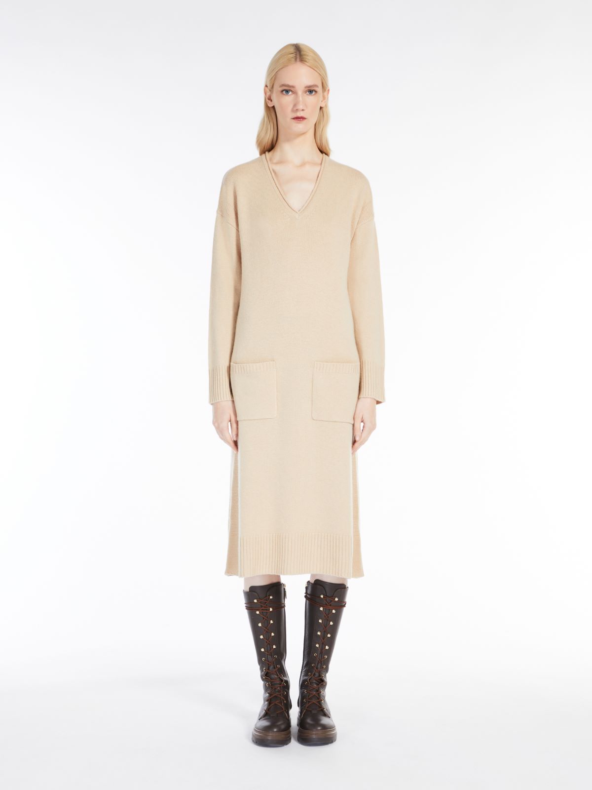 Wool and cashmere yarn dress - ALBINO - Max Mara - 2