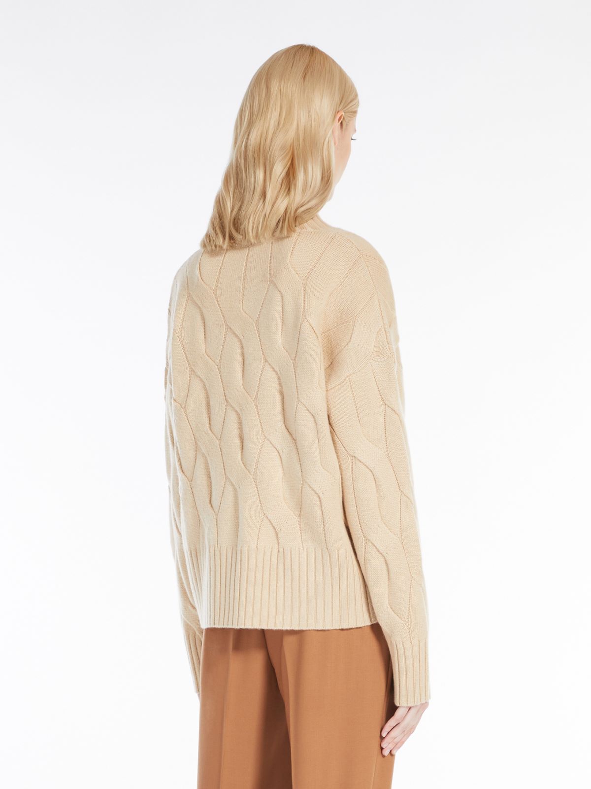 Wool and cashmere polo-neck sweater - ALBINO - Max Mara - 3