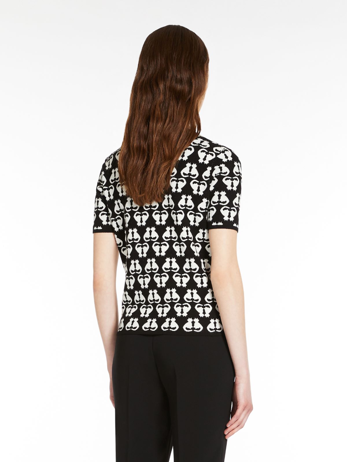 Pullover aus Viskose - SCHWARZ - Max Mara - 3