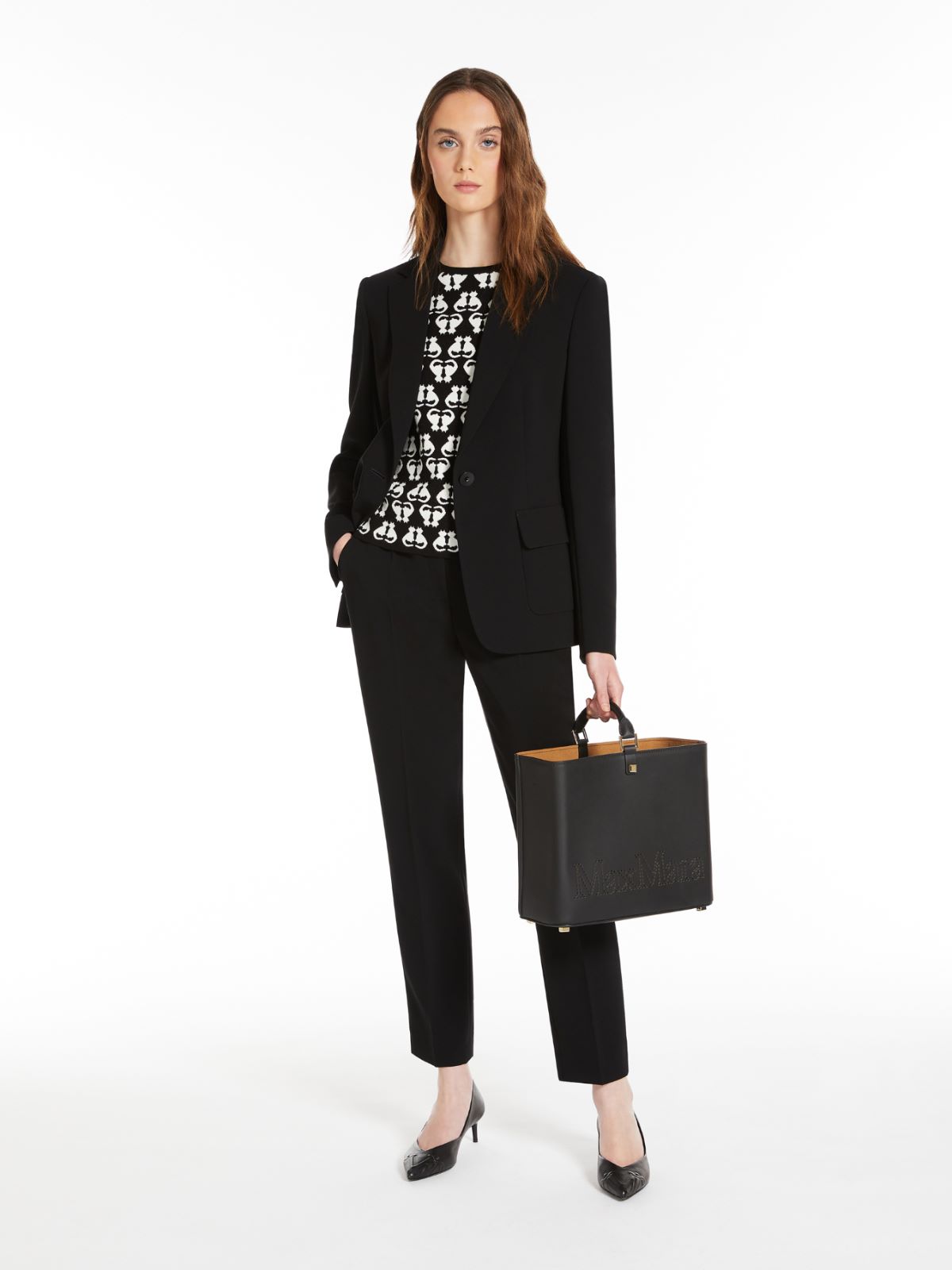 Pullover aus Viskose - SCHWARZ - Max Mara