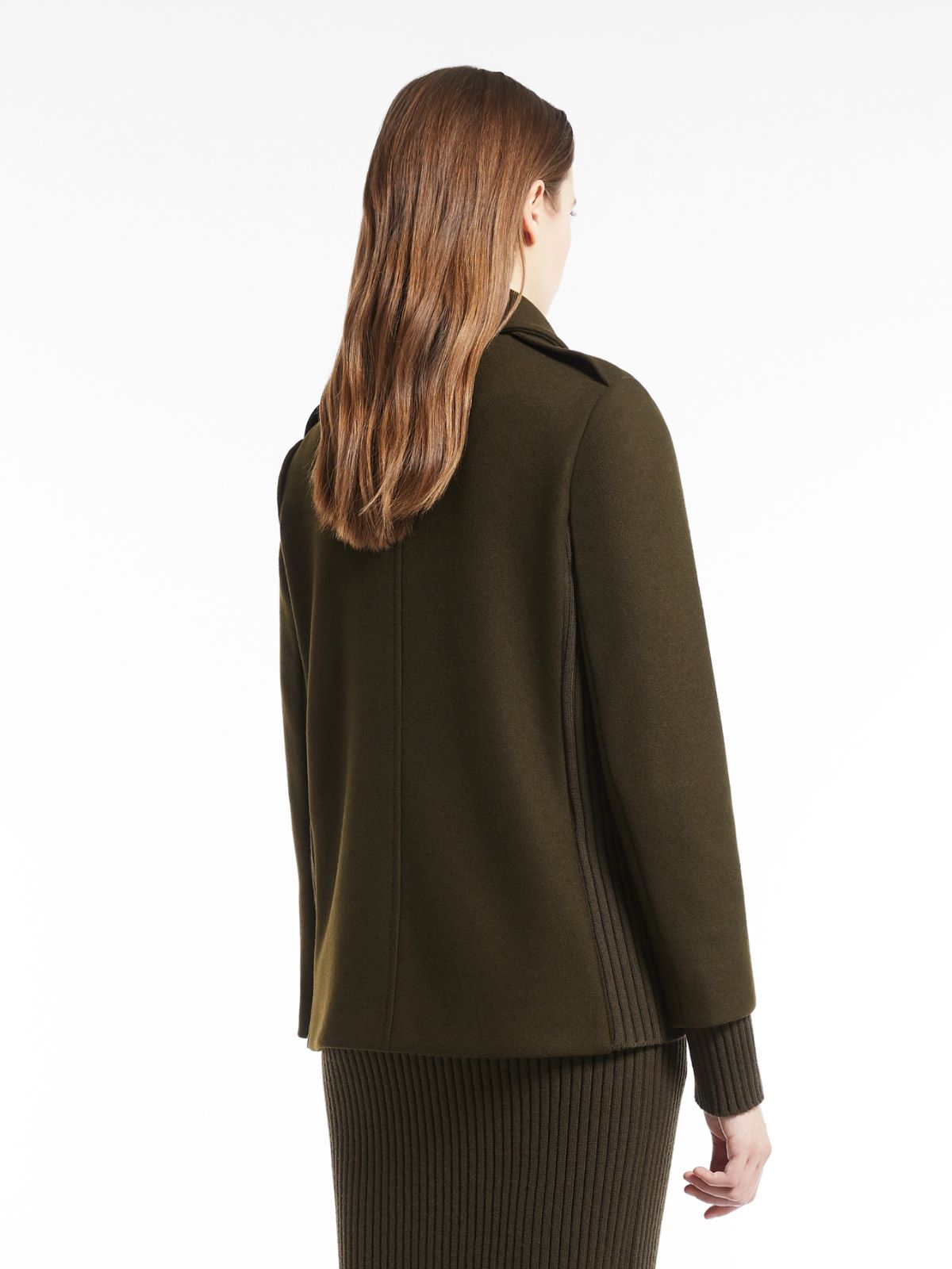 Boiled wool jersey jacket - KAKI - Max Mara - 3