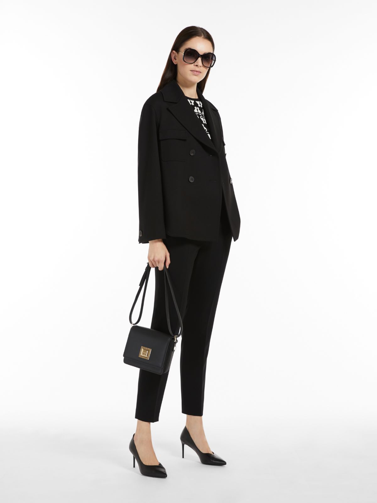 Caban aus Viskosejersey - SCHWARZ - Max Mara