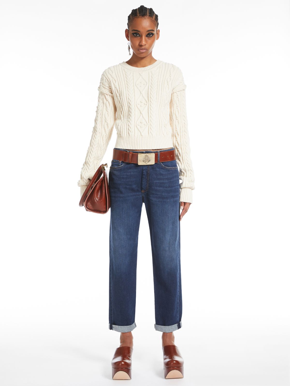 Perfect-fit boyfriend jeans - MIDNIGHTBLUE - Max Mara