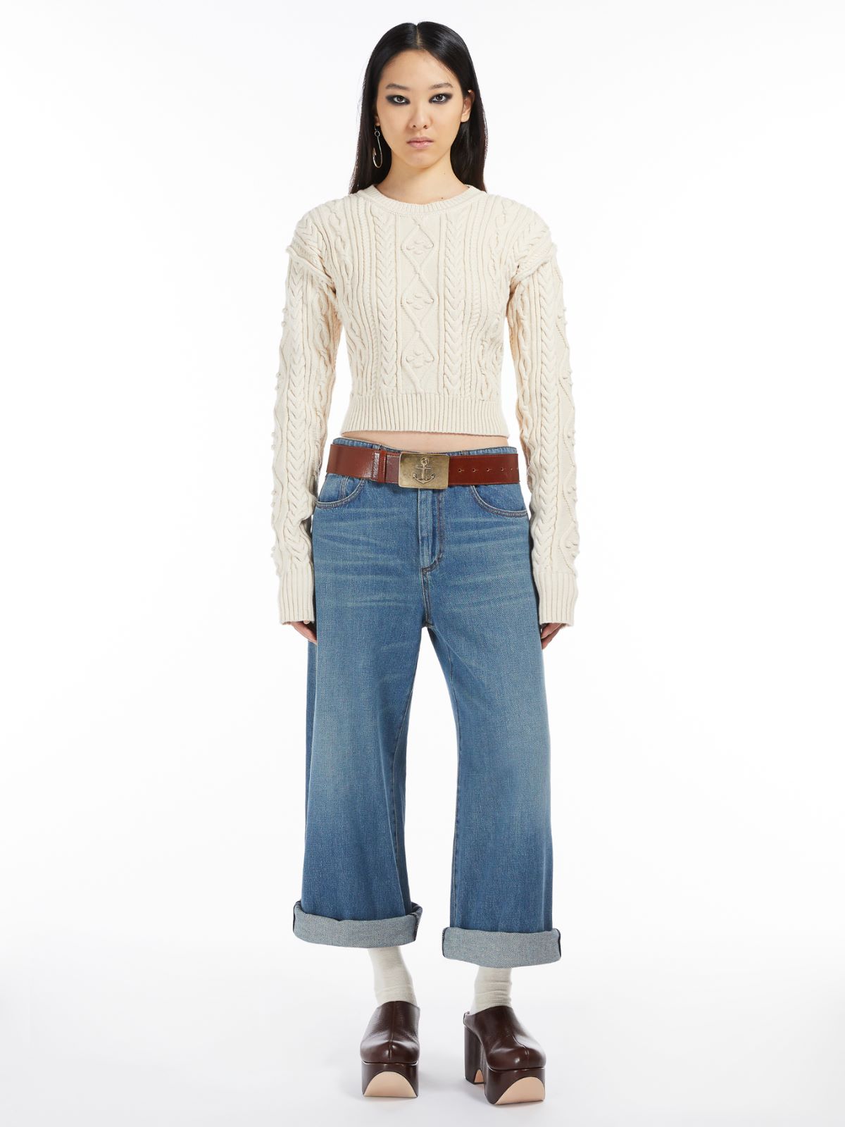 Cropped jeans - MIDNIGHTBLUE - Max Mara