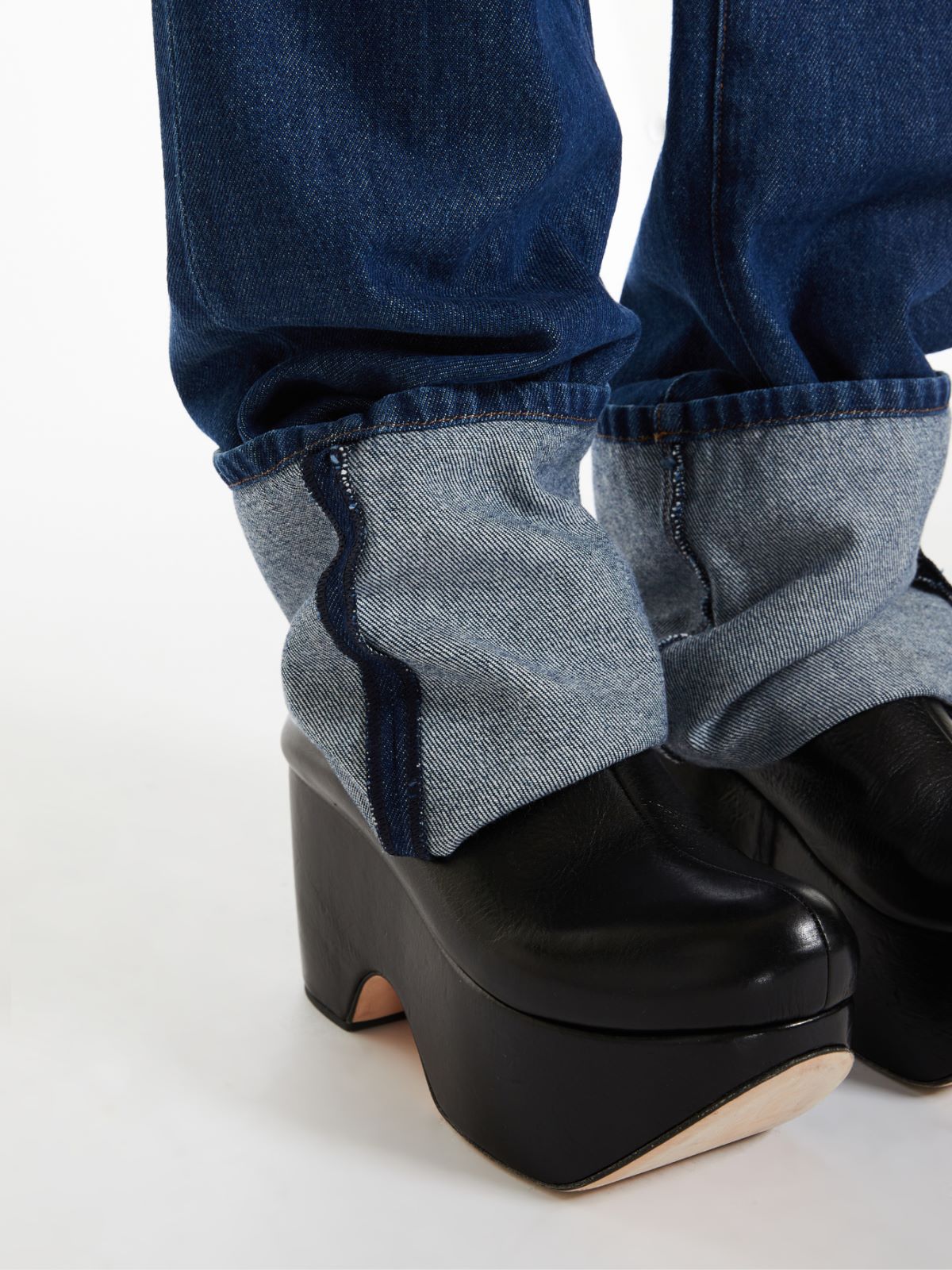 Low-rise extra-long jeans - MIDNIGHTBLUE - Max Mara - 5