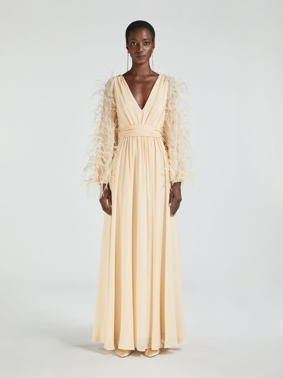Silk georgette dress - POWDER - Max Mara - 2