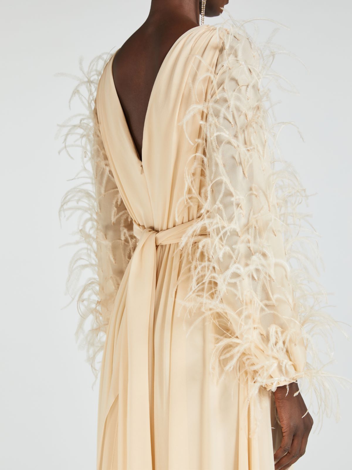 Silk georgette dress - POWDER - Max Mara - 5