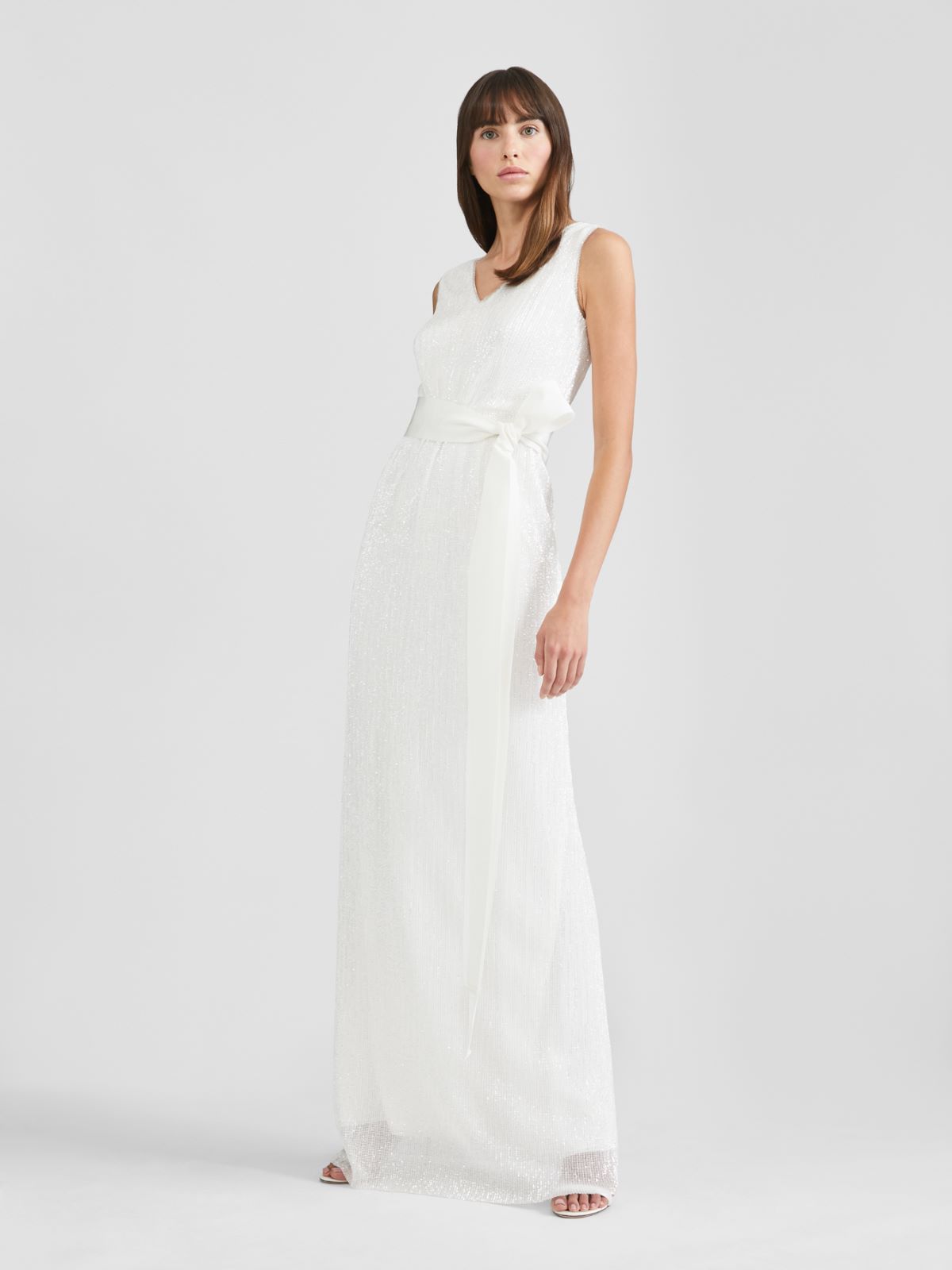 Pleated tulle dress - WHITE - Max Mara - 2