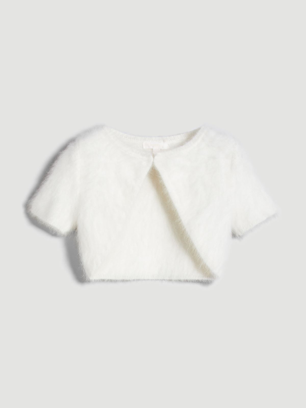 Angora yarn cardigan - WHITE - Max Mara