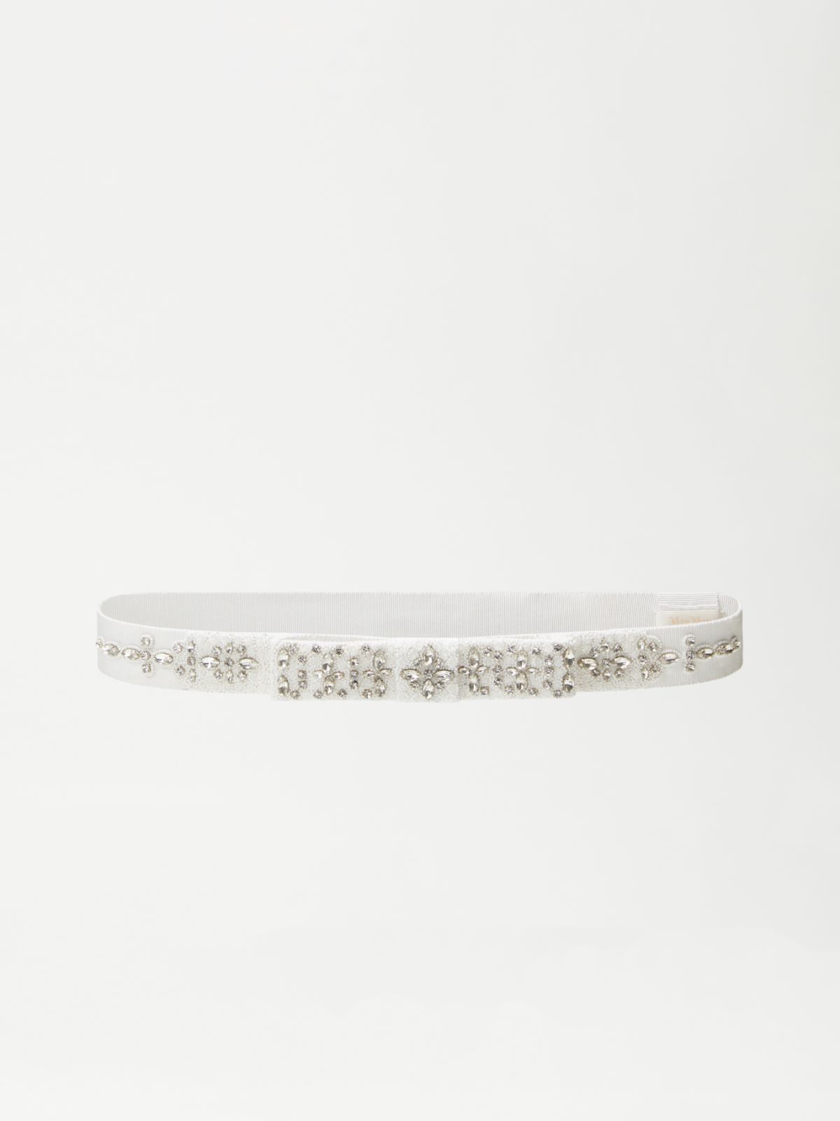 Embroidered belt - WHITE - Max Mara