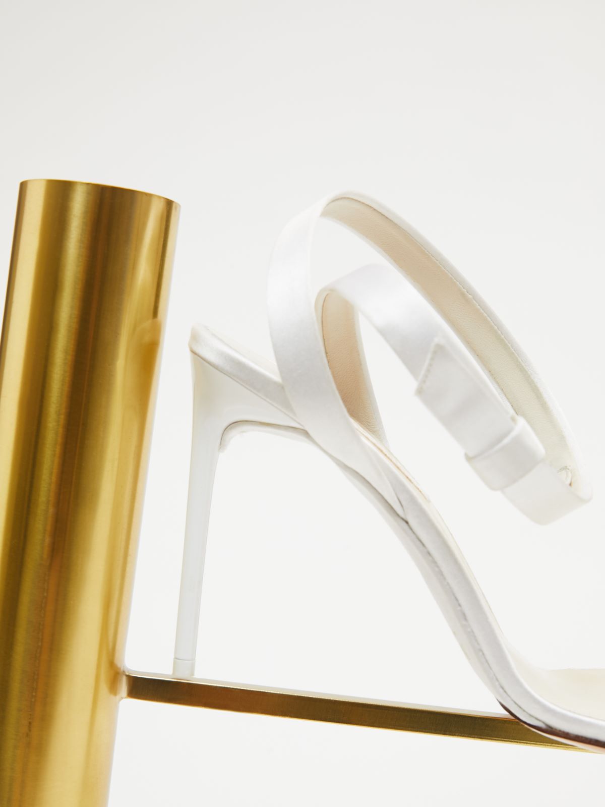 Silk satin sandals - IVORY - Max Mara - 6
