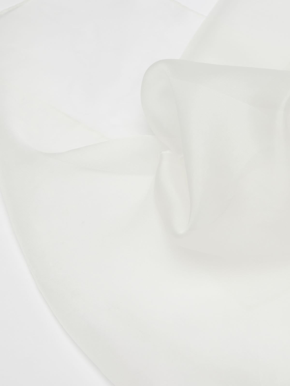 Silk organza shawl - OPTICAL WHITE - Max Mara - 2