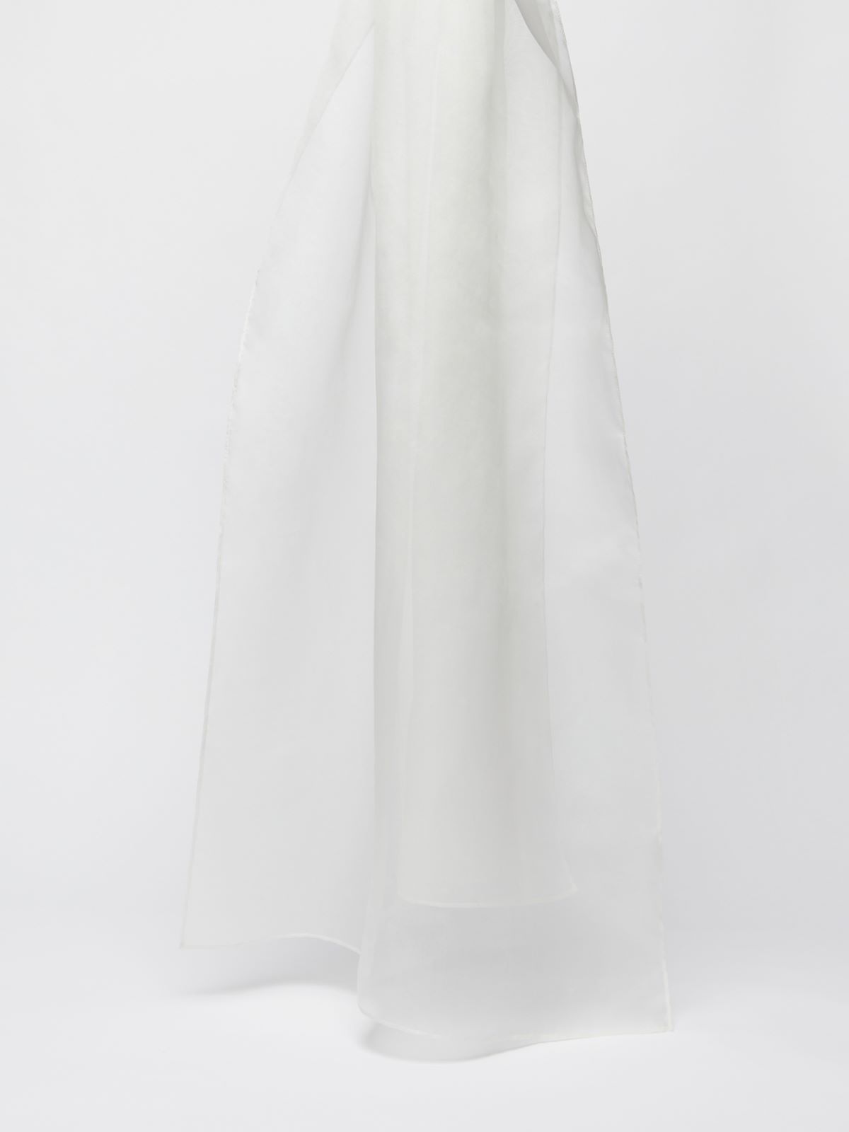 Silk organza shawl - OPTICAL WHITE - Max Mara