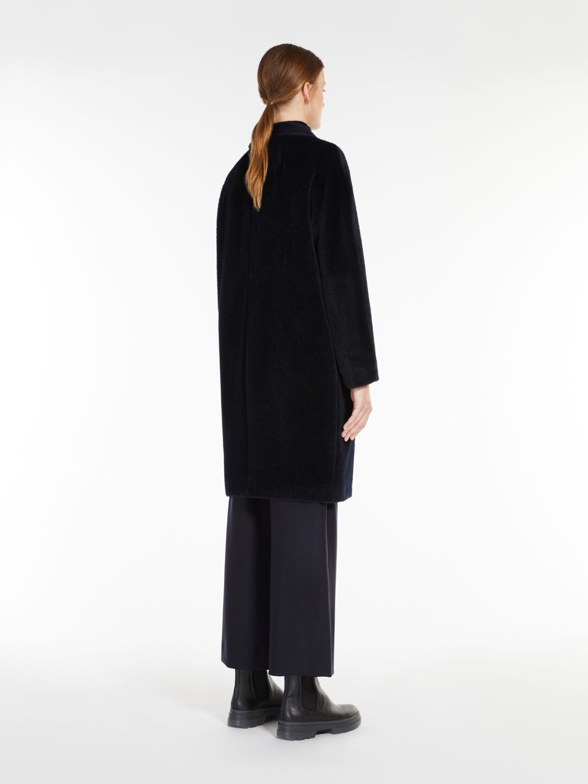 Alpaca and wool coat - MIDNIGHTBLUE - Max Mara - 3