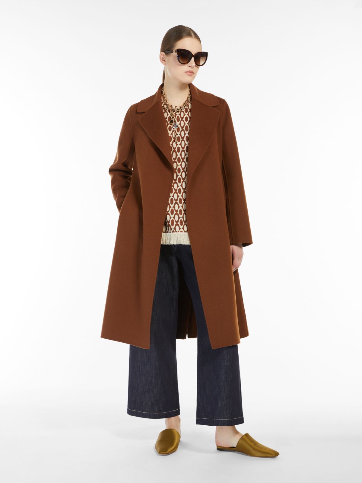 Baumwollhose in Denim-Optik - NACHTBLAU - Max Mara