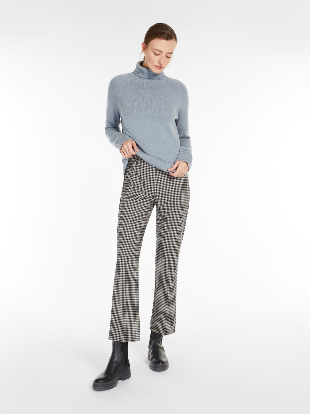 Stretch wool trousers - ULTRAMARINE - Max Mara