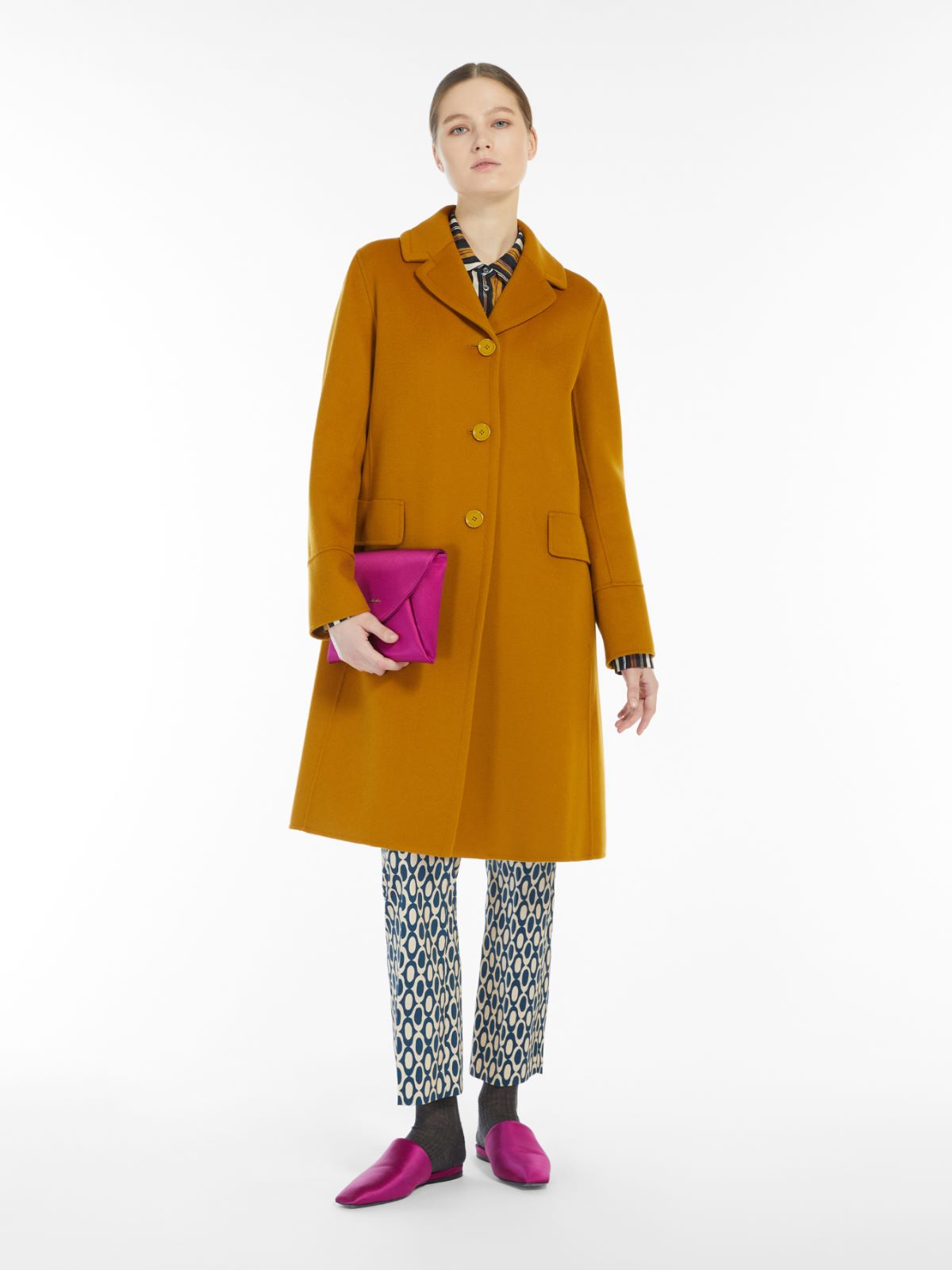 Printed satin trousers - ULTRAMARINE - Max Mara