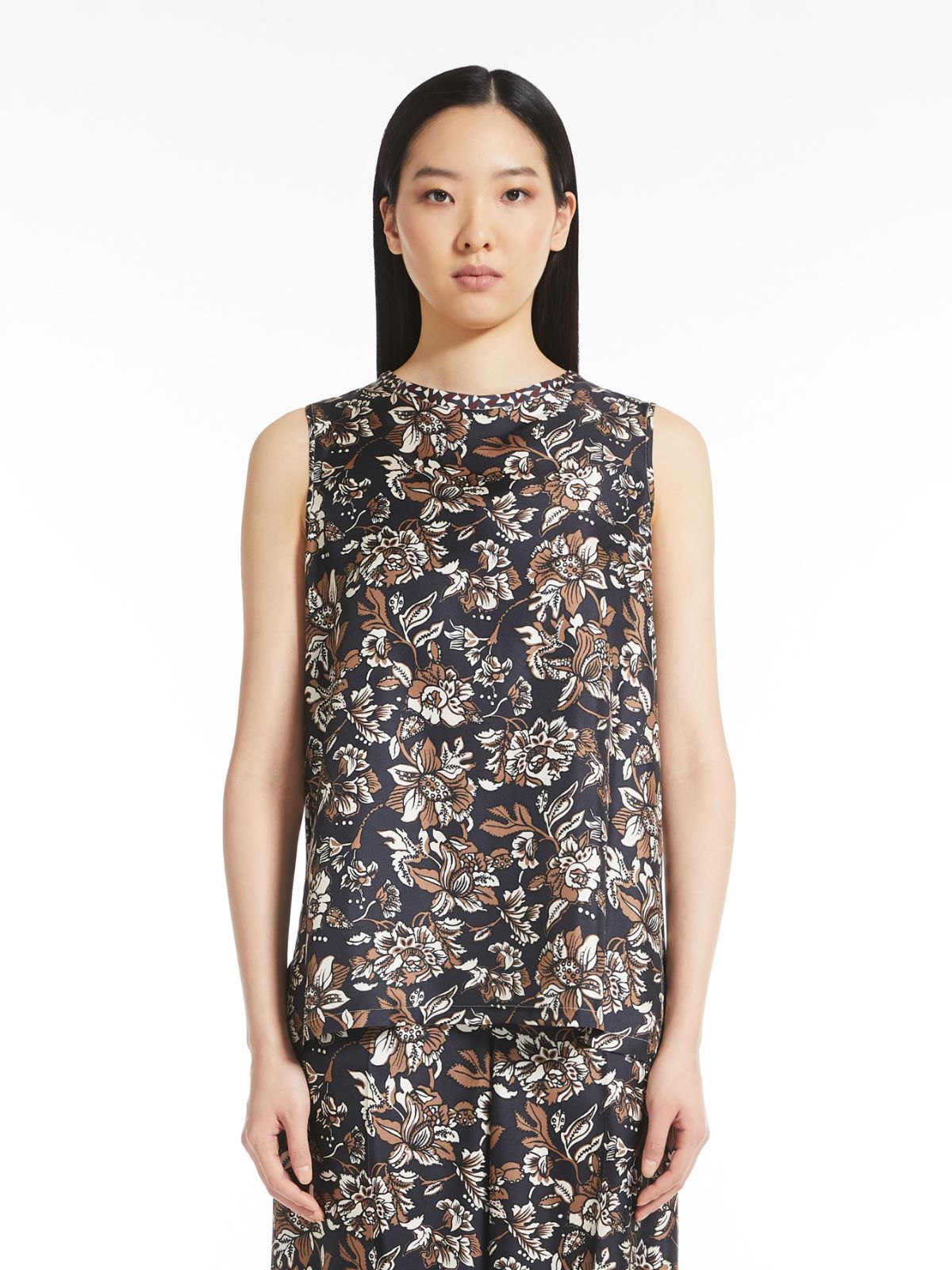 Printed silk top - ULTRAMARINE - Max Mara - 2