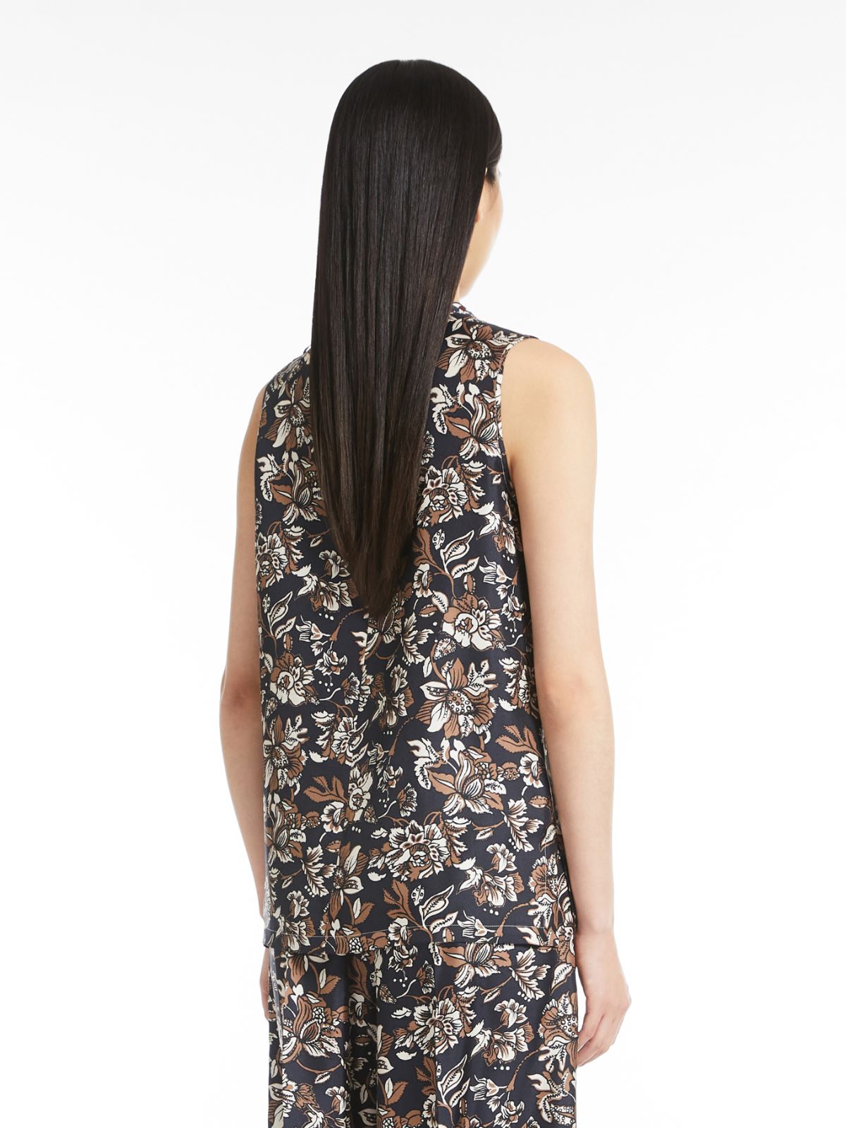 Printed silk top - ULTRAMARINE - Max Mara - 3